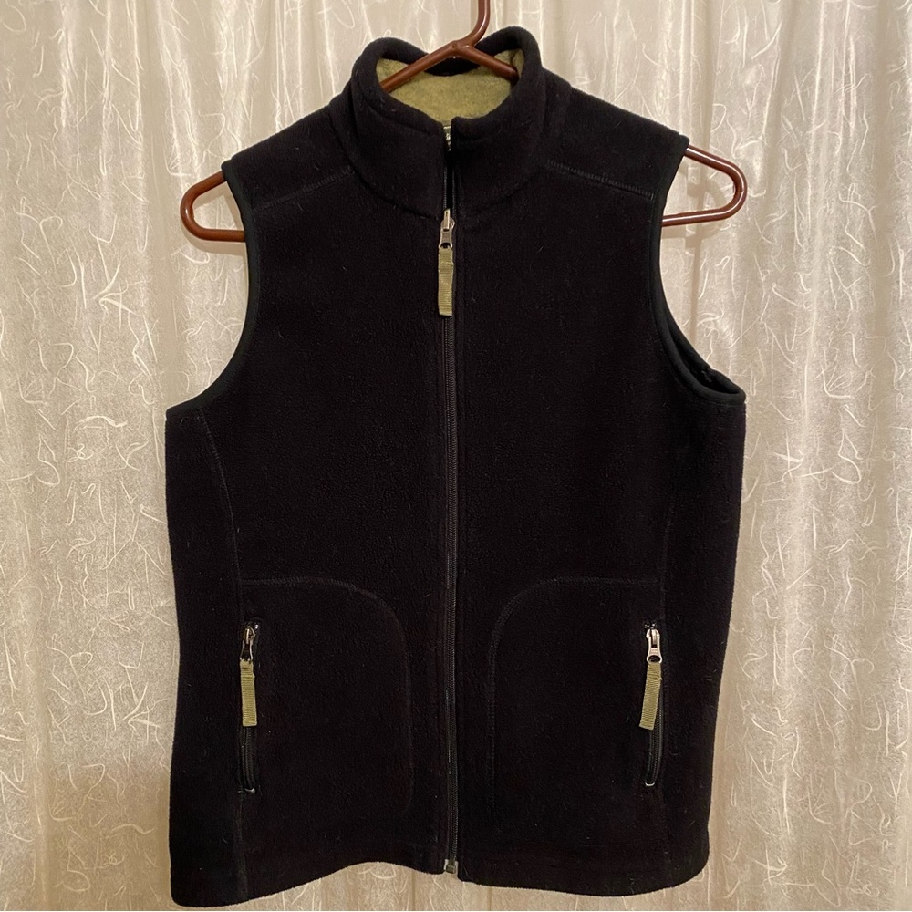 Eddie Bauer Black Polartec Vest